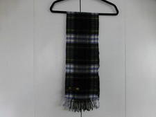 Vintage MURRAY BROTHERS 100 LambsWool Fringed Woven in Scotland Plaid Scarf