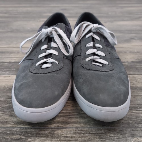Rockport Men's Size 14 Jarvis Ubal Oxford Shoes Magnet NBK EUC Gray Lace Up - Picture 3 of 11