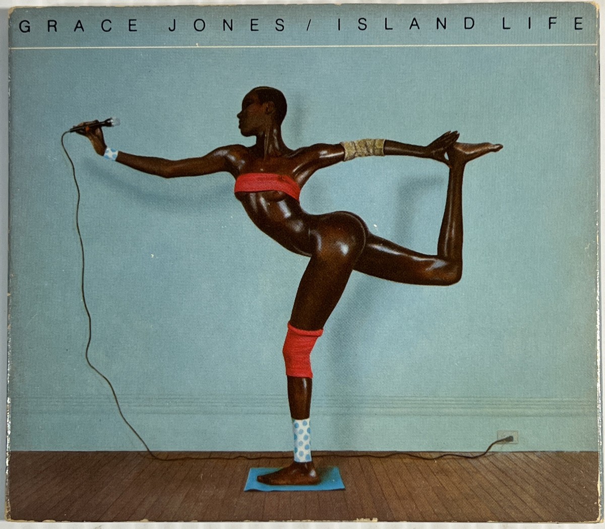 GRACE JONES - Island Life CD Tri Fold Booklet Cover 1985 Island