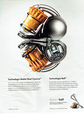 Werbung Advertising 108 2012 Staubsauger Dyson Ball Radial Root Zyklon