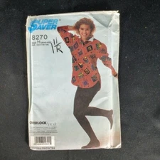 Simplicity Super Saver Pattern 8270 Knit Pants Pullover Sz 6 8 10 UNCUT Vtg  