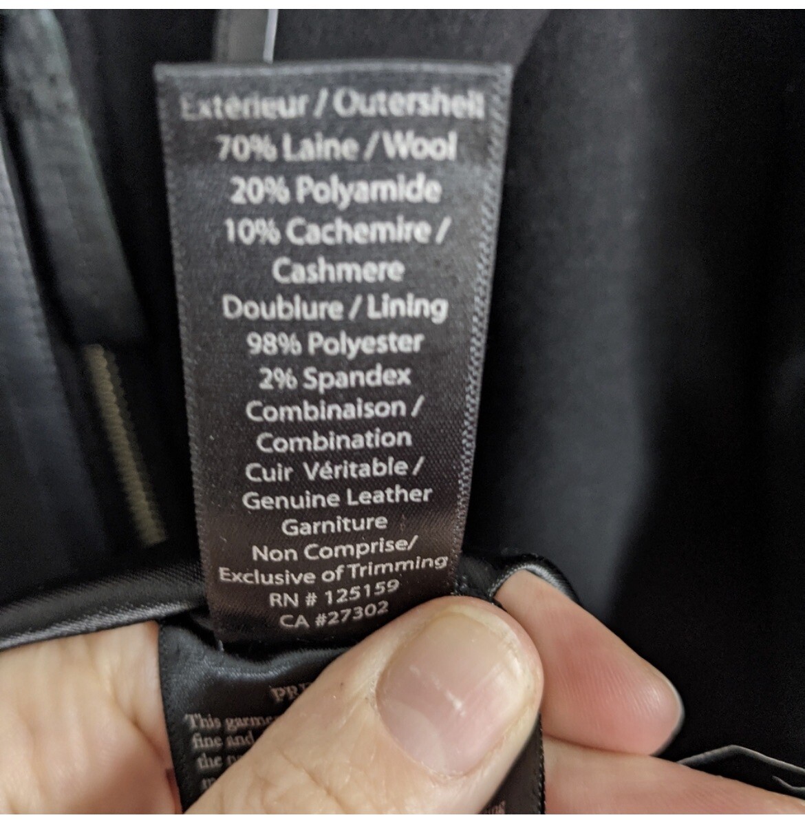 Mackage Black Wool Winter Jacket - image 6