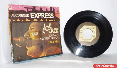 JOE COCKER - YOU ARE SO BEAUTIFUL - Vinyl 7'' 45 RPM Single Gut