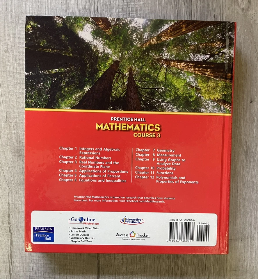Prentice Hall Mathematics Course 3 Teacher's Edition Hardcover 2008 - Image 2 of 4