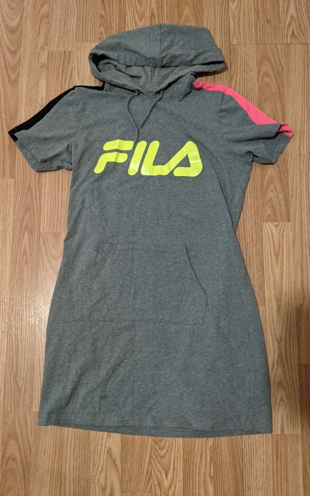 Fila Camicia Donna Allenamento Felpa Vestito Taglia Media Tasche