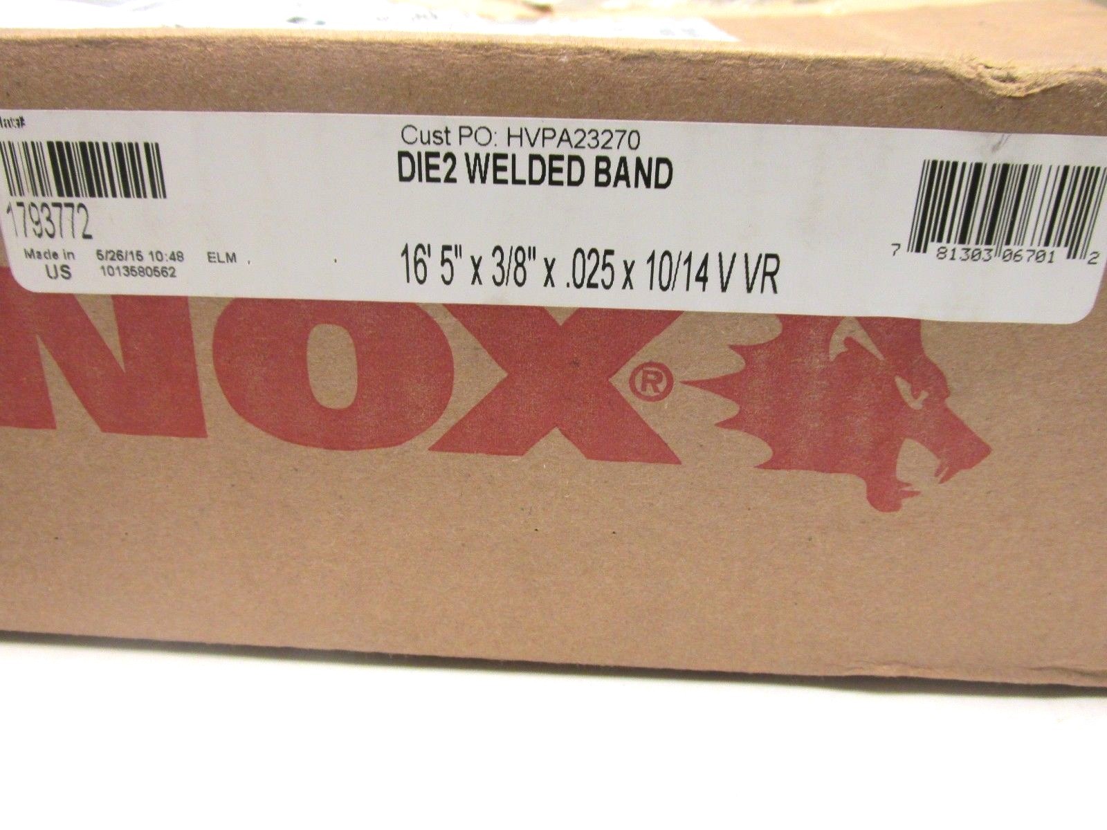 Lenox Die2 Welded Band Saw Blade 14' 6" X 3/4" (Box of 5) Cat 1793772 . UFG102 eBay