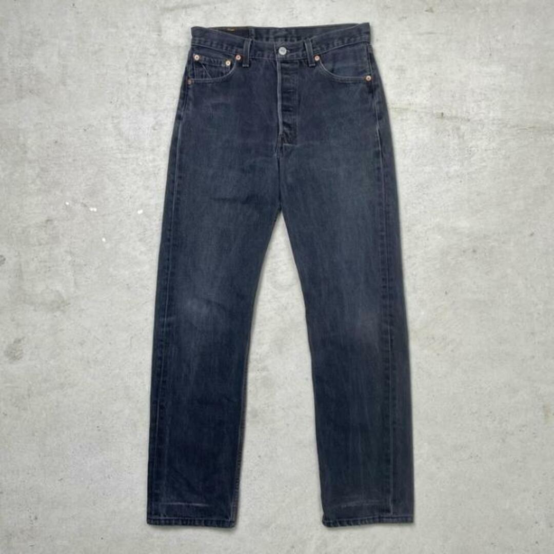 90s Levi's 501-0660 Black Denim Pants Straight Mens W30 Used 90s Levi's 501-0660 Black Denim Pants Straight Mens W30 Used