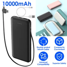10000mAh Heated Jacket Fast External Power Bank Backup Battery Phone Charger
