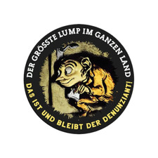 Der größte Lump im ganzen Land De Aufkleber Sticker Auto Magnet Vinyl wetterfest