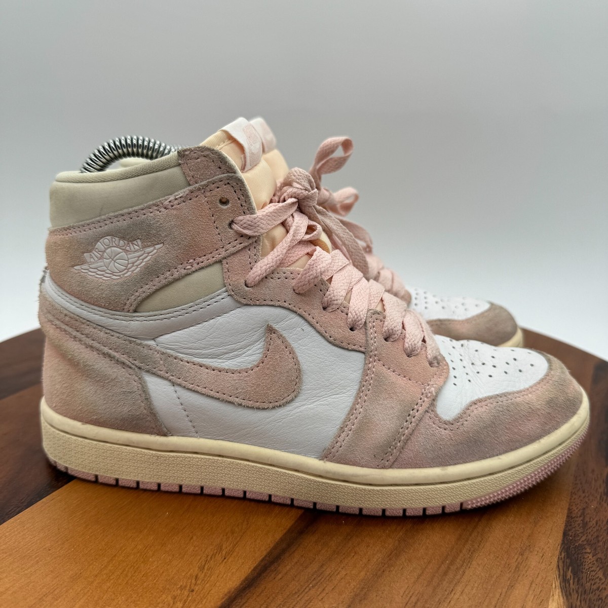 Nike Air Jordan 1 Retro High OG Washed Pink Shoes Womens 7 