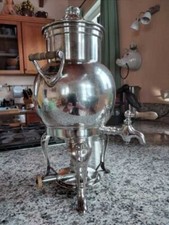 Antiker WMF Straußenmarke G Kaffeemaschiene-Teebereiter-Samowar- Spiritusbrenner