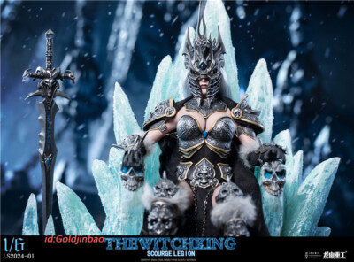 LSZG Studio WOW Female Lich King Action Figure Model In Stock 1/6