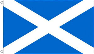 Scotland St Andrew's Saltire Bonnie Scotland 5'x3' Flag