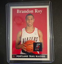 Topps 2007 1958-59 Style Brandon Roy Rookie Portland Trail Blazers #G Card. rookie card picture