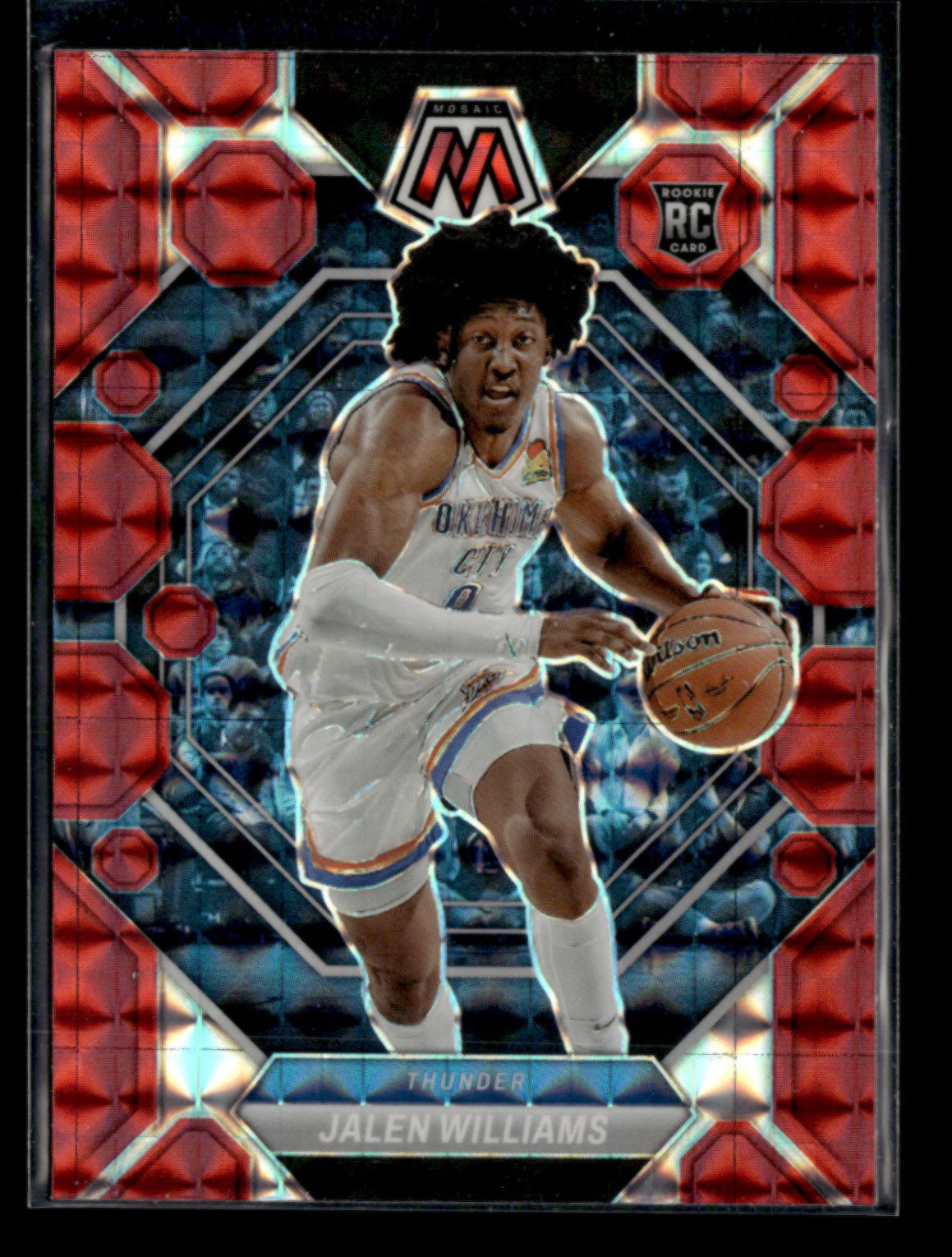 Jalen Williams RC 2022-23 Panini Mosaic Basketball Red Mosaic #217 [jm174