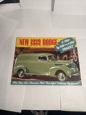 Original 1939 Dodge 12 Ton 34 Ton 1 Ton Truck Deluxe Sales Brochure Pickup Original 1939 Dodge 12 Ton 34 Ton 1 Ton Truck Deluxe Sales Brochure Pickup