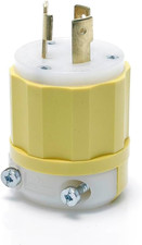 20 Amp, 250 Volt, NEMA L6-20P, 2P, 3W, Locking Plug, Industrial Grade, Grounding