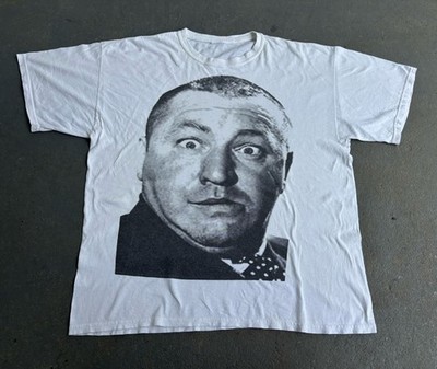 VTG 90s Huge Print Curly 3 Stooges Tee.XL