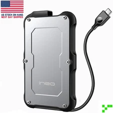 2.5" USB-C 3.1 Hard Drive Enclosure HDD SSD External Laptop Case 9.5mm 7mm SATA