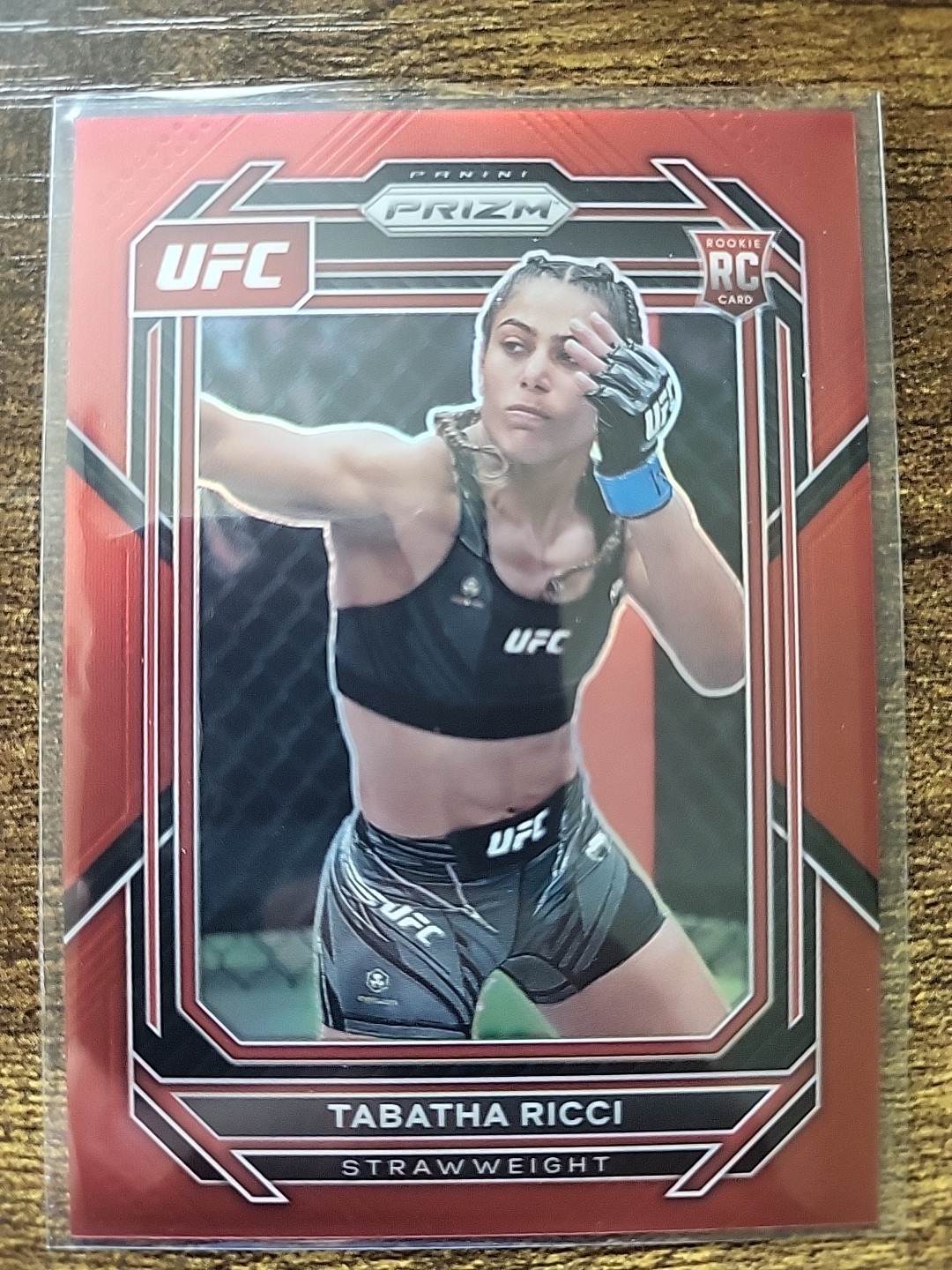 2023 Panini Prizm UFC - Tabatha Ricci #108 Red Prizm /199 (RC)