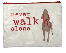 Primitives By Kathy Zipper Cosmetic Accessory Pouch - Never Walk Alone