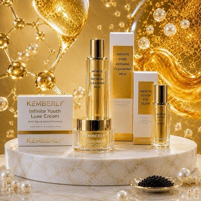 KEMBERLY  Infinite Youth Luxury Skincare Set   Complete Anti-Aging Routine