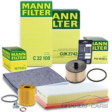 MANN-FILTER INSPEKTIONSPAKET FILTERSATZ B FÜR CITROEN C5 3 2.0 HDi AB BJ 08