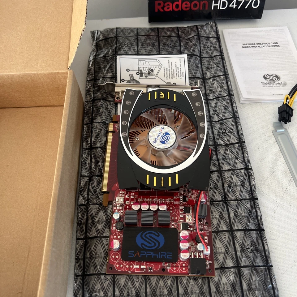 Sapphire GFX ATI Radeon HD4770 512Mb GDDR5 PCI-E Dual DVI - Image 3 of 4