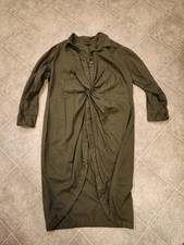 Fashion Nova "Knot Available Tunic" Olive Green Dress For Women Size 1XL