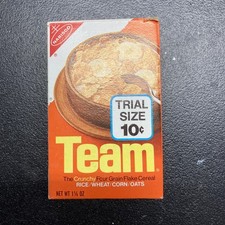 Advertisement history 1977 Nabisco Team Cerea...