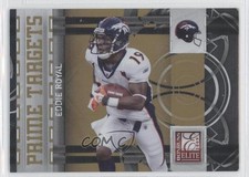 2009 Donruss Elite Prime Targets Gold 84/899 Eddie Royal #13 0b5