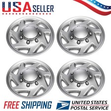 4x For Ford E350 E450 Econoline Van 16 Full Wheel Covers Hub Caps Rim Hubs