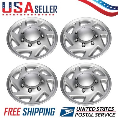4X For Ford E350 E450 Econoline Van 16'' Full Wheel Covers Hub Caps Rim Hubs