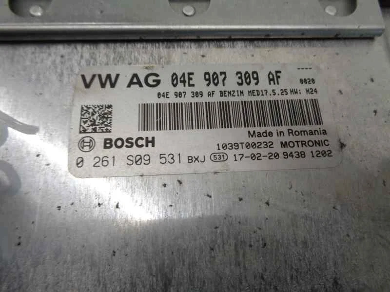 04E907309AF CENTRALINA MOTORE / BOSCH / 0261S09531 / 3254604 PER SEAT IBIZA IV - Immagine 4 di 4