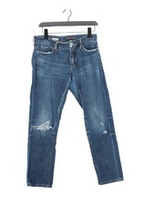 Pilcro Women's Jeans W 26 in Blue Cotton with Polyester, Elastane Straight