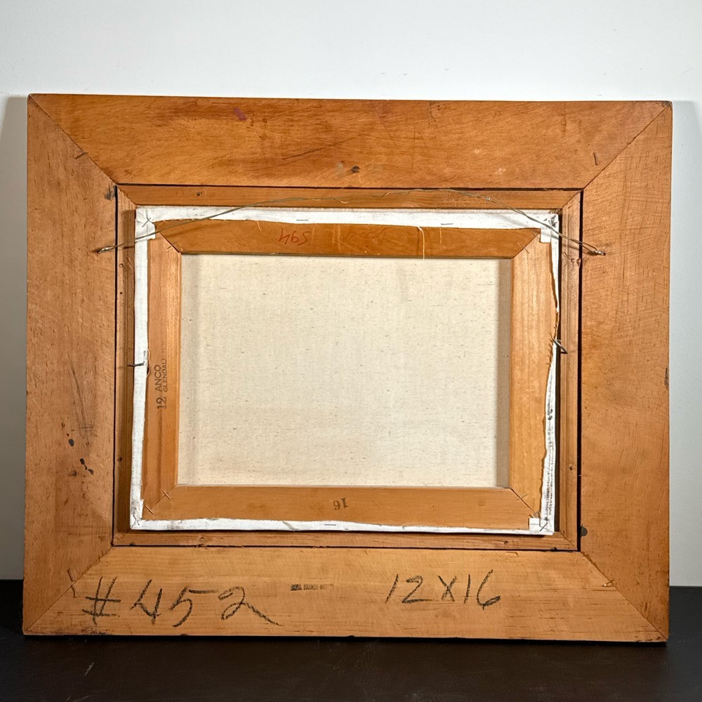 Original oil painting on canvas Still Life with Violin Signed Gilles 22 x 22 "