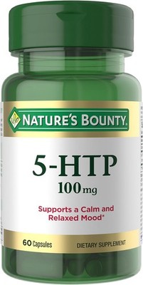 Nature's Bounty 5-HTP 100mg Supports a Calm and Relaxed Mood 60 Capsules