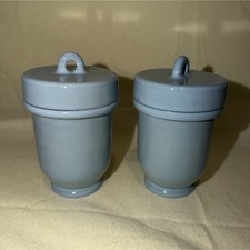 Rare England 1920s ceramic egg coddlers