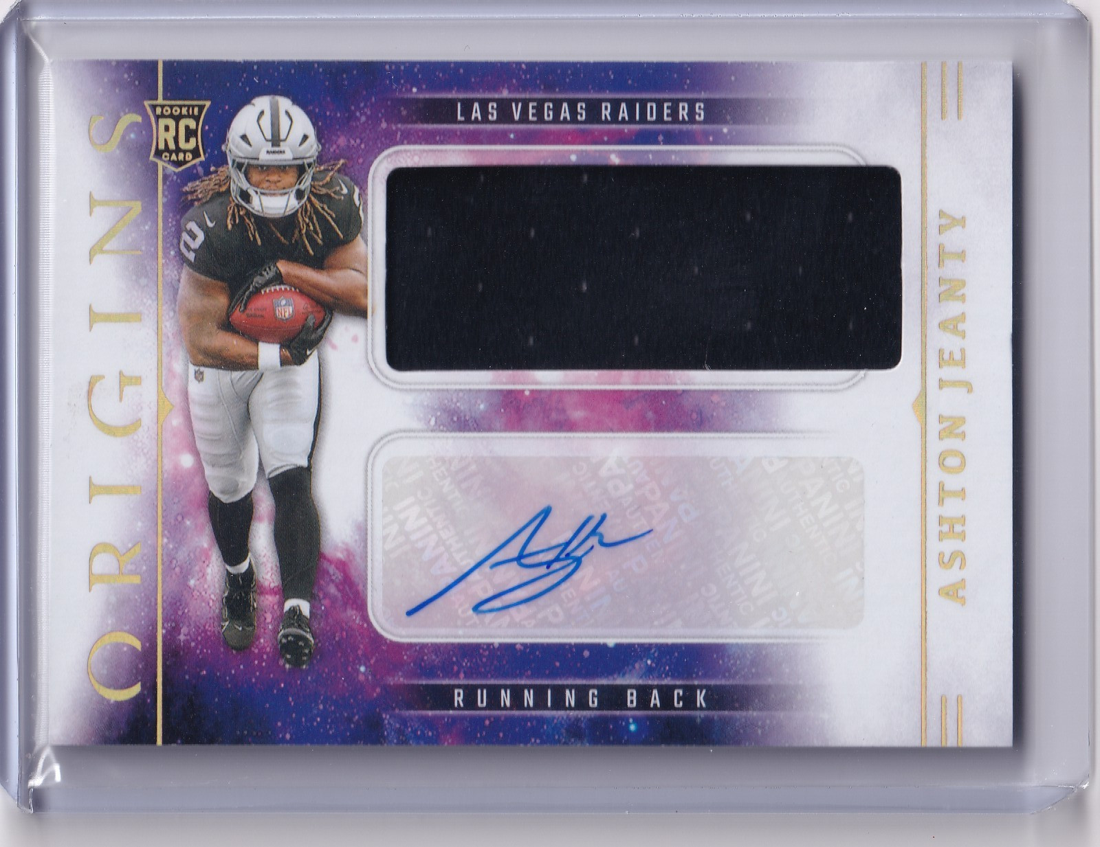 2025 ORIGINS ASHTON JEANTY ROOKIE PATCH AUTO #RJJ-AJY RPA