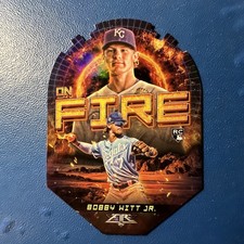 2022 Topps Fire Baseball Bobby Witt Jr On Fire Die Cut RC #EF-29  B812