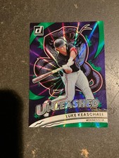 2026 Donruss Baseball Luke Keaschall Green Laser Unleashed Insert Twins
