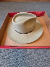 Vintage Stetson Stallion SW 626220,Stone color size 7R Cowboy Hat