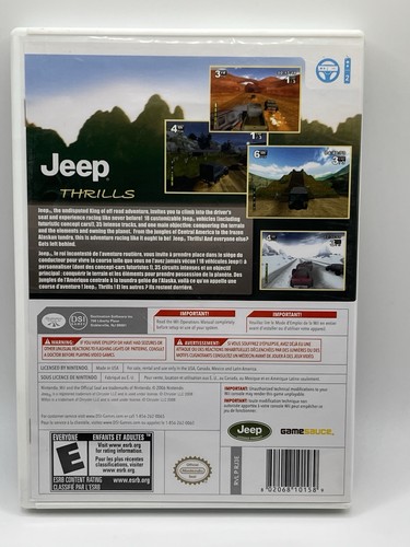 Jeep Thrills with Wheel ( Nintendo Wii ) CIB Complete - TESTED - Bild 3 von 4
