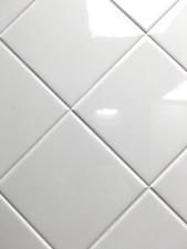 4X4 White Glossy Finish 4 1/4X4 1/4 Ceramic Subway Tile Shower Walls Backsplashe