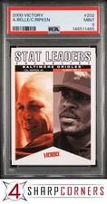 2000 UPPER DECK VICTORY #202 ALBERT BELLE-CAL RIPKEN JR. POP 1 PSA 9