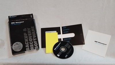 EMC Retrospect 8.0 Vintage Backup Software für Mac OS