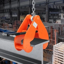 11000lbs/5 Ton Heavy Duty Vertical Beam Clamp, 3.14-12.59 Inch Adjustable Ope...