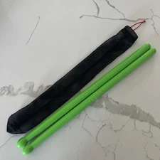 1 Pair Ripstix for POUND Rock Out Workout Lightweight Drumsticks w/ Carry Case