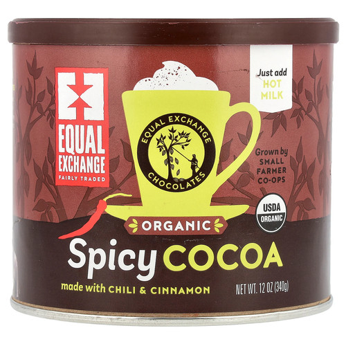 Organic, Spicy Cocoa with Chili & Cinnamon, 12 oz (340 g)
