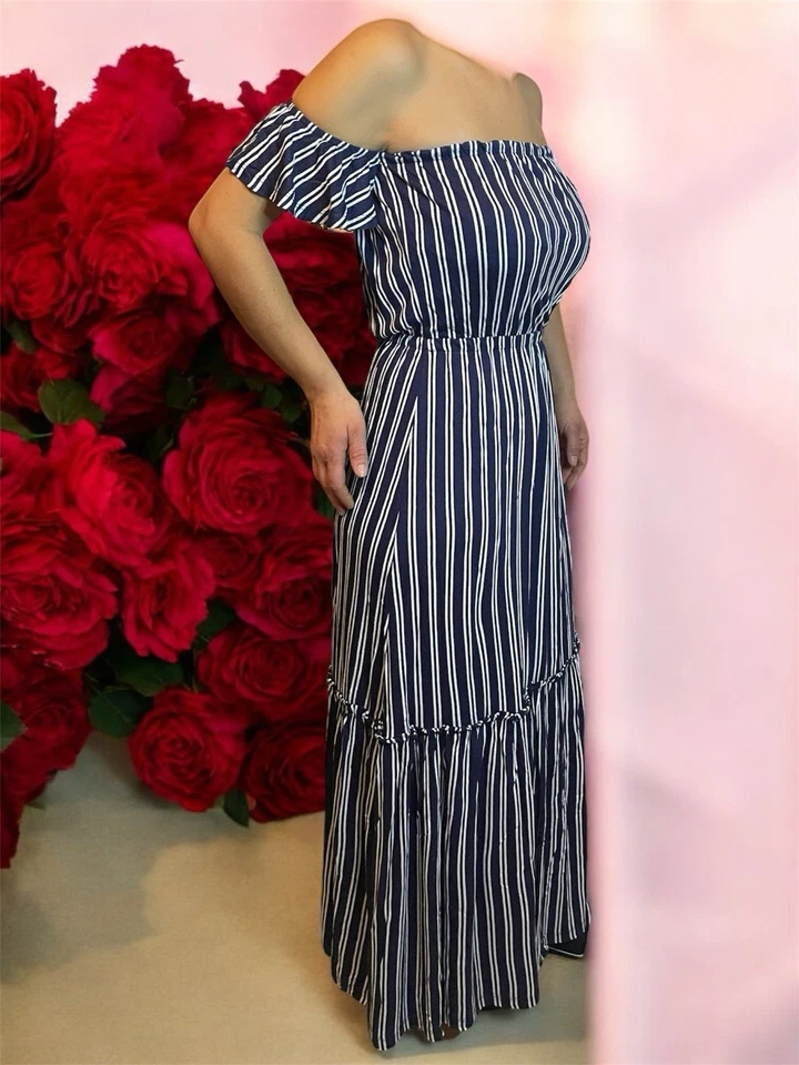 Lascana Maxikleid Sommerkleid Strandkleid Sexykleid Gr. 36 100% Viskose NEU - Bild 3 von 4